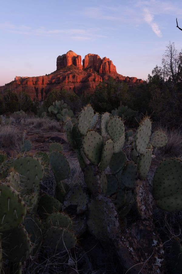 Cathedral Rock at dusk