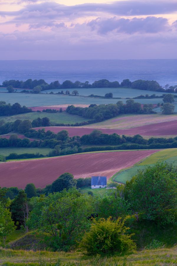 Cotswolds at dusk