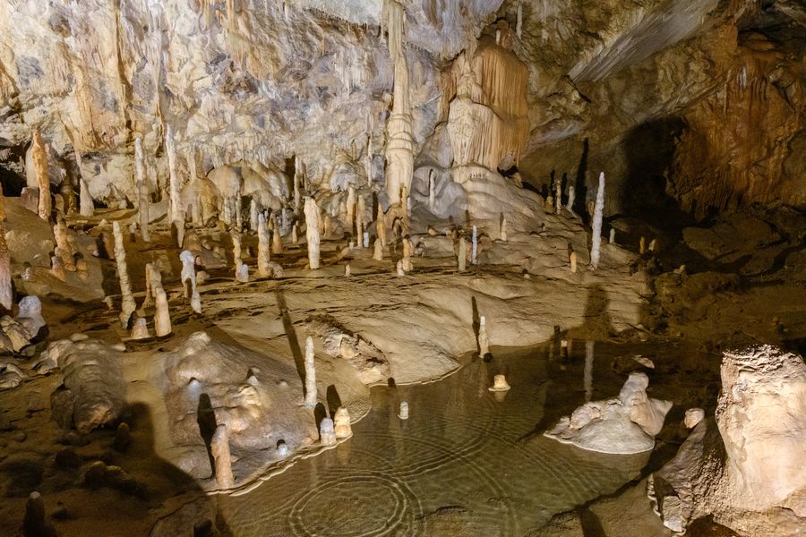 Pool in the cave