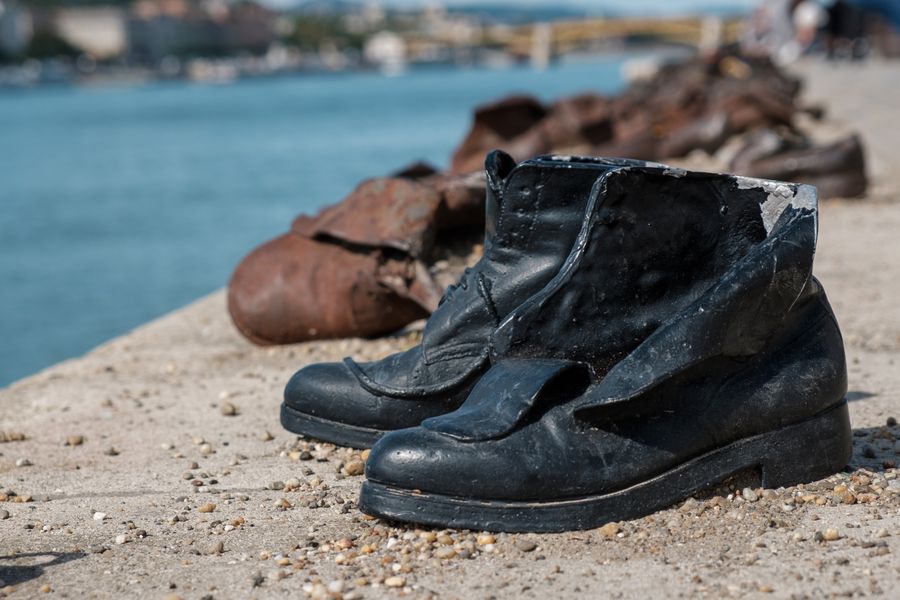 Shoes on the Danube Bank