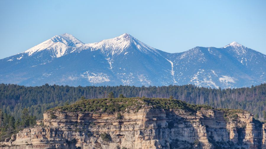 Snow on the San Francisco Peaks