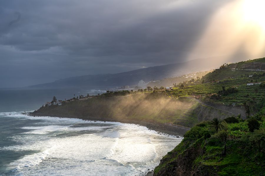 Storm light on the coast