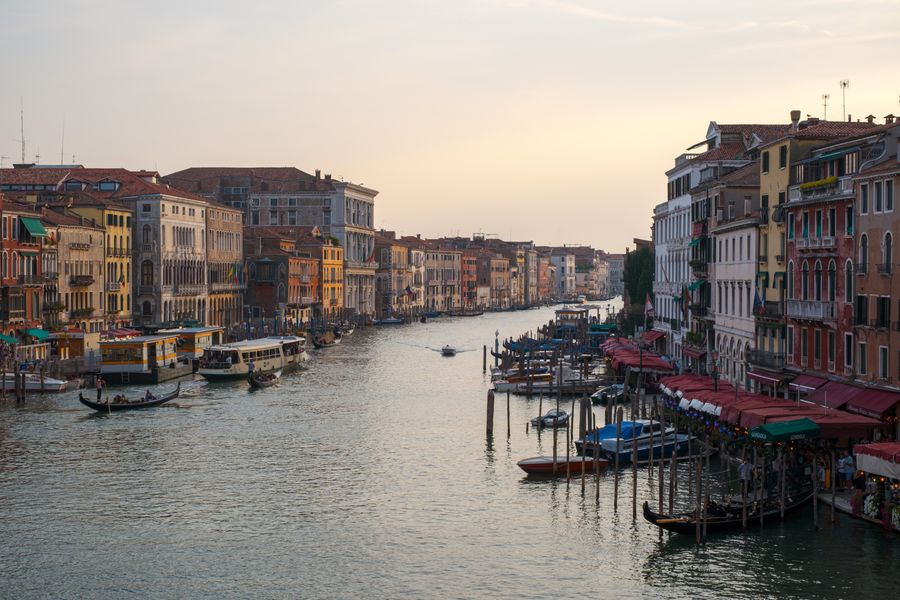 The Grand Canal at dusk
