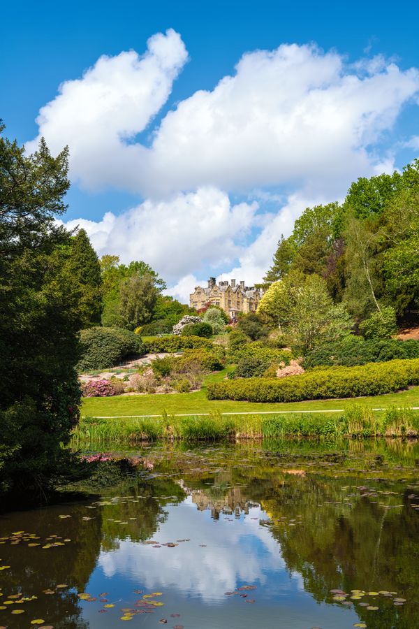The new house above the water garden